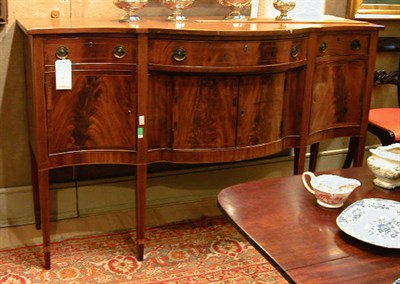 Lot 709 - Federal Style Inlaid Mahogany Sideboard
