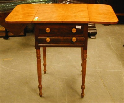 Lot 395 - Late Federal Bird's-Eye Maple and Mahogany...