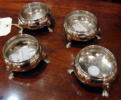 Lot 390 - Set of Four Victorian Silver Open Salts...