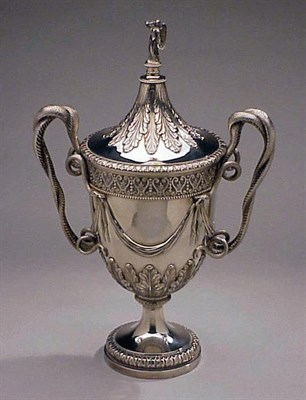 Lot 428 - George III Silver Cup and Cover Daniel Smith &...