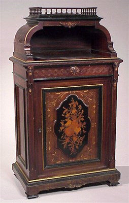 Lot 749 - Victorian Gilt-Incised Mahogany Music Cabinet...