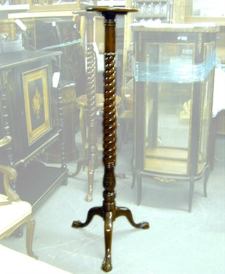Lot 388 - Pair of Georgian Style Carved Mahogany Plant...