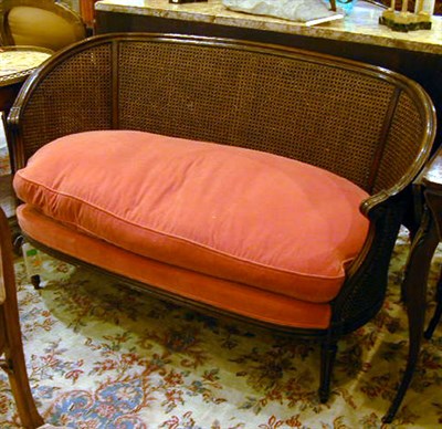 Lot 505 - Louis XVI Style Carved Beechwood Canape The...