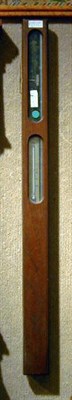 Lot 331 - Mahogany Stick Barometer H.A. Simmons, Fulton,...
