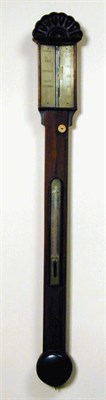Lot 317 - Rosewood Stick Barometer G. Tagliabue, New...