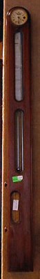 Lot 334 - Mahogany Stick Barometer A. D. Horr, Boston,...