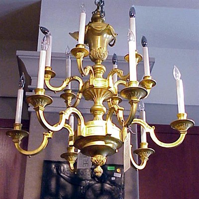 Lot 692 - Louis XV Style Gilt-Bronze Twelve-Light...