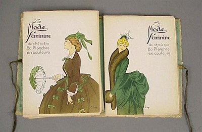 Lot 1229 - La Mode Feminine de 1795 a 1900 French, circa...
