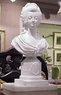 Lot 268 - Parian Bust of Marie Antoinette