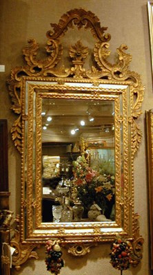 Lot 304 - Rococo Style Gilt-Wood Mirror
