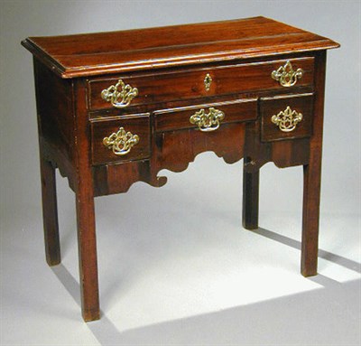 Lot 310 - George III Mahogany Lowboy 18th Century The...