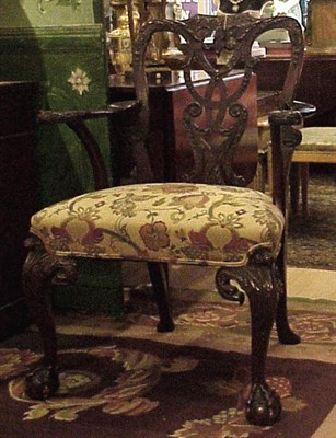 Lot 439 - Two Georgian Style Mahogany Chairs Including...