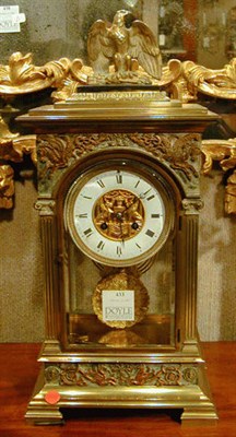Lot 433 - Napoleon III Gilt-Bronze Clock