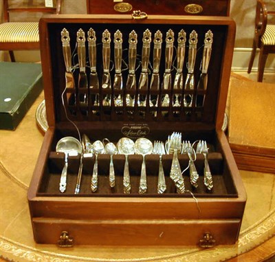 Lot 407 - International Sterling Silver Flatware Service...
