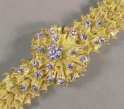 Lot 535 - Lady's Gold and Diamond Cover Wristwatch 18 kt....