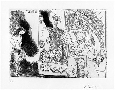 Lot 179 - Pablo Picasso SERIES 347: NO. 321 (B. 1801; BA....