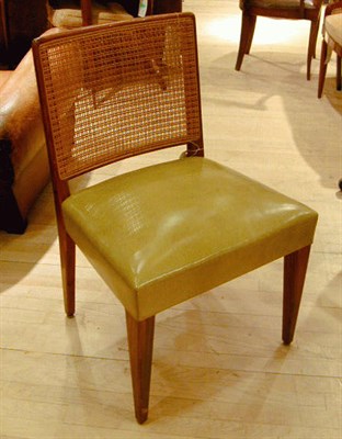 Lot 180 - Pair of Blond Wood Side Chairs Joseph Aronson...
