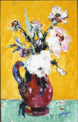 Lot 34 - Bernard Lorjou French, 1908-1986 FLEURS DANS...