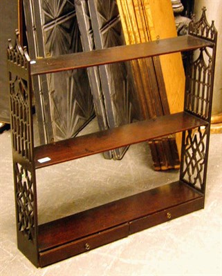 Lot 255 - Victorian Gothic Revival Hanging Curio Shelf