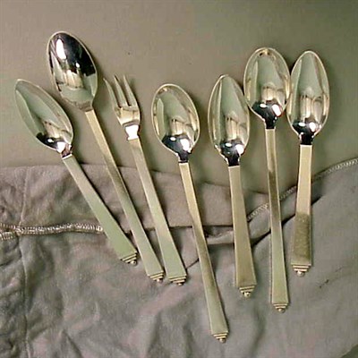 Lot 385 - Group of Georg Jensen Sterling Silver Flatware...