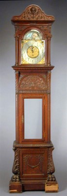Lot 764 - Victorian Oak Tall Case Clock Retailed by...