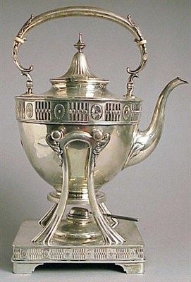 Lot 352 - Sterling Silver Five-Piece Tea and Coffee...