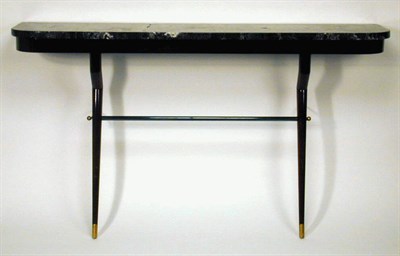 Lot 99 - Lacquered Console Attributed to Jules Leleu...