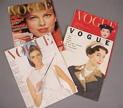 Lot 1227 - Group of Vogue Magazines 1951-1978 Comprising...