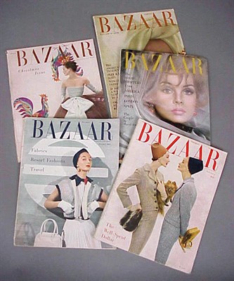 Lot 1228 - Group of Harper's Bazaar Magazines 1951 to...