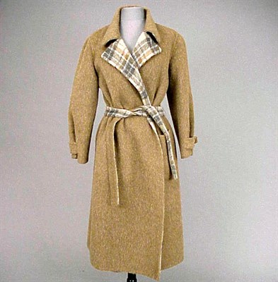 Lot 657 - Hermes Reversible Tan Lama Coat 1970s The self...