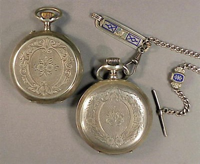 Lot 363 - Two Silver Hunting Case Pocket Watches 875...