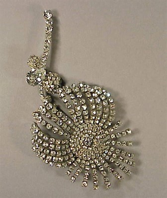 Lot 181 - Large Paste Corsage Brooch French, early 20th...