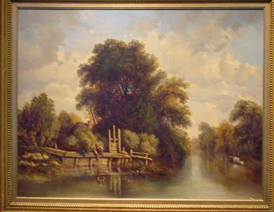 Lot 20 - Attributed to William James Muller LAZY DAY...