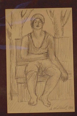 Lot 18 - Abraham Walkowitz American, 1880-1965 A...