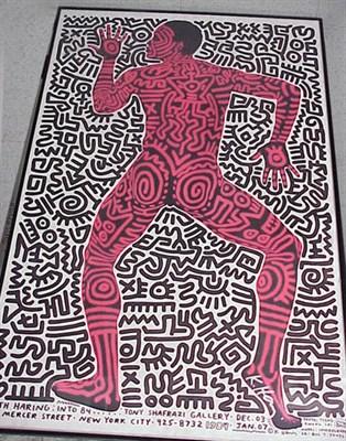 Lot 95 - Keith Haring INTO '84......TONY SHAFRAZI...