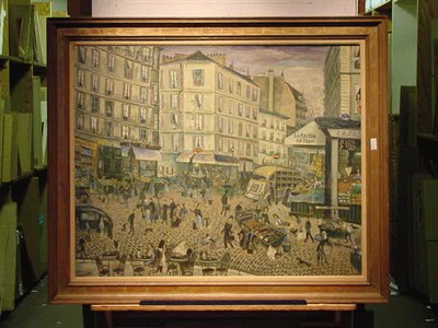 Lot 15 - Jean Raffy Le Persan French, b. 1920 RUE LEPIC,...