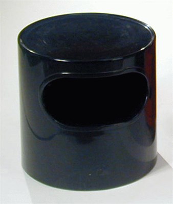 Lot 348 - Black Molded Plastic Giano Circular Cabinet...