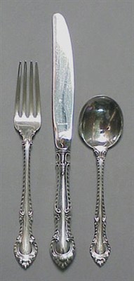 Lot 345 - Gorham Sterling Silver Flatware Service In the...