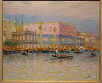 Lot 47A - Luciano Rampaso Italian, b. 1936 VENICE Signed...