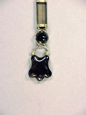Lot 241 - Scottish Smoky Quartz Bracelet Yellow gold,...