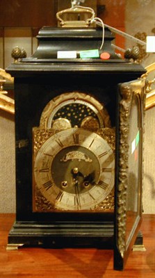 Lot 552 - Dutch Ebonized Wood Bracket Clock