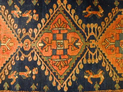 Lot 600 - Hamadan Rug Northwest Persia, circa 1925 Three...