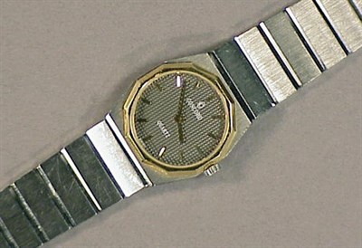 Lot 377 - Lady's Stainless Steel Quartz Wristwatch The...