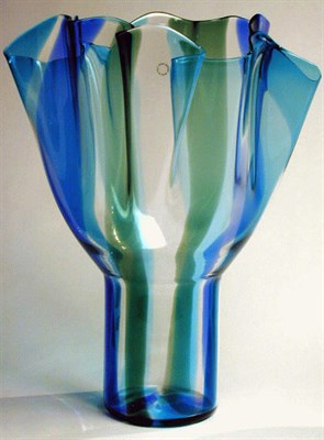 Lot 333 - Venini Glass Vase Timo Sarpaneva Of goblet...