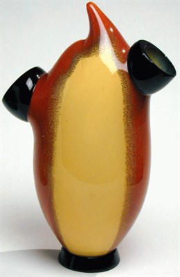 Lot 268 - Barovier and Toso Glass Vase Of ovoid form,...