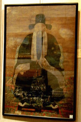 Lot 130 - Framed Portrait of a Seated Official Probably...
