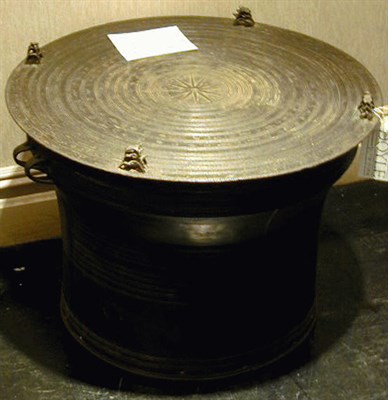 Lot 133 - Laotian Shan Bronze Rain Drum