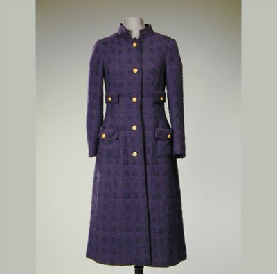 Lot 674 - Chanel Blue Mohair Ensemble French, 1960s...