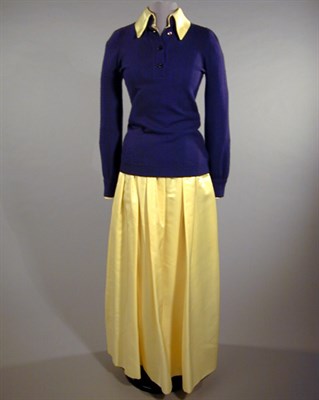 Lot 205 - Bill Blass Sweater and Skirt Evening Ensemble...