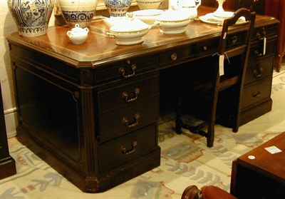 Lot 201 - Georgian Style Mahogany Writing Desk with...
